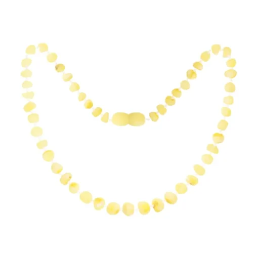 Amberos Barnsteen ketting baby/peuter milk