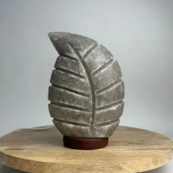 Baby Natura Himalaya zoutlamp blad grijs