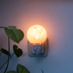 Baby Natura Himalayazout nachtlampje planeet rood