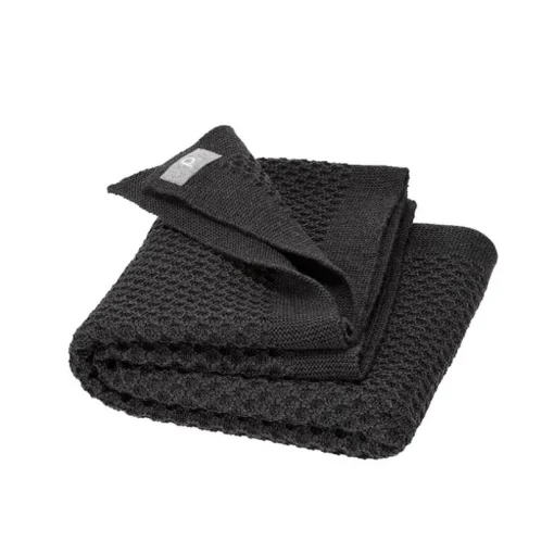 Disana Baby deken wol Honeycomb antraciet
