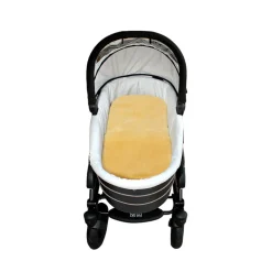 Heitmann Felle Lamsvacht kinderwagen goud