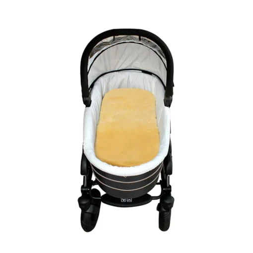 Heitmann Felle Lamsvacht kinderwagen goud