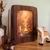 Het Houtlokael Kaartenlamp Luxe Walnoot