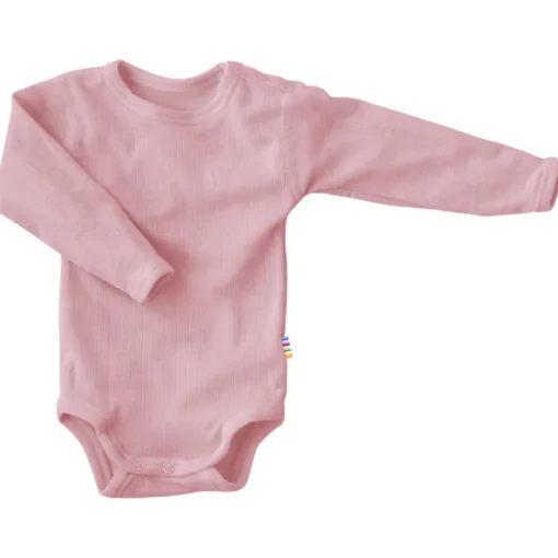 Joha Romper lange mouw wol – Oud Roze
