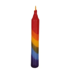 Klein dappertje Regenboog jaarring kaarsje