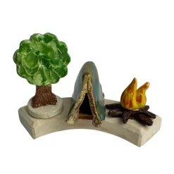 Klein dappertje Tent steker